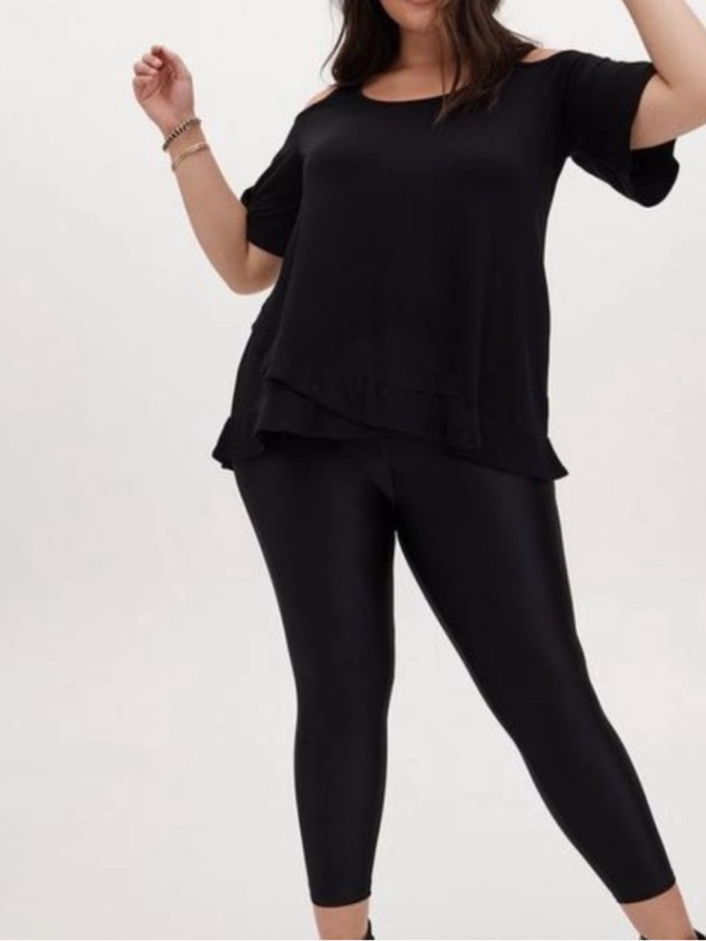 3X - Torrid | Super Soft Scoop Neck Cold Shoulder Top